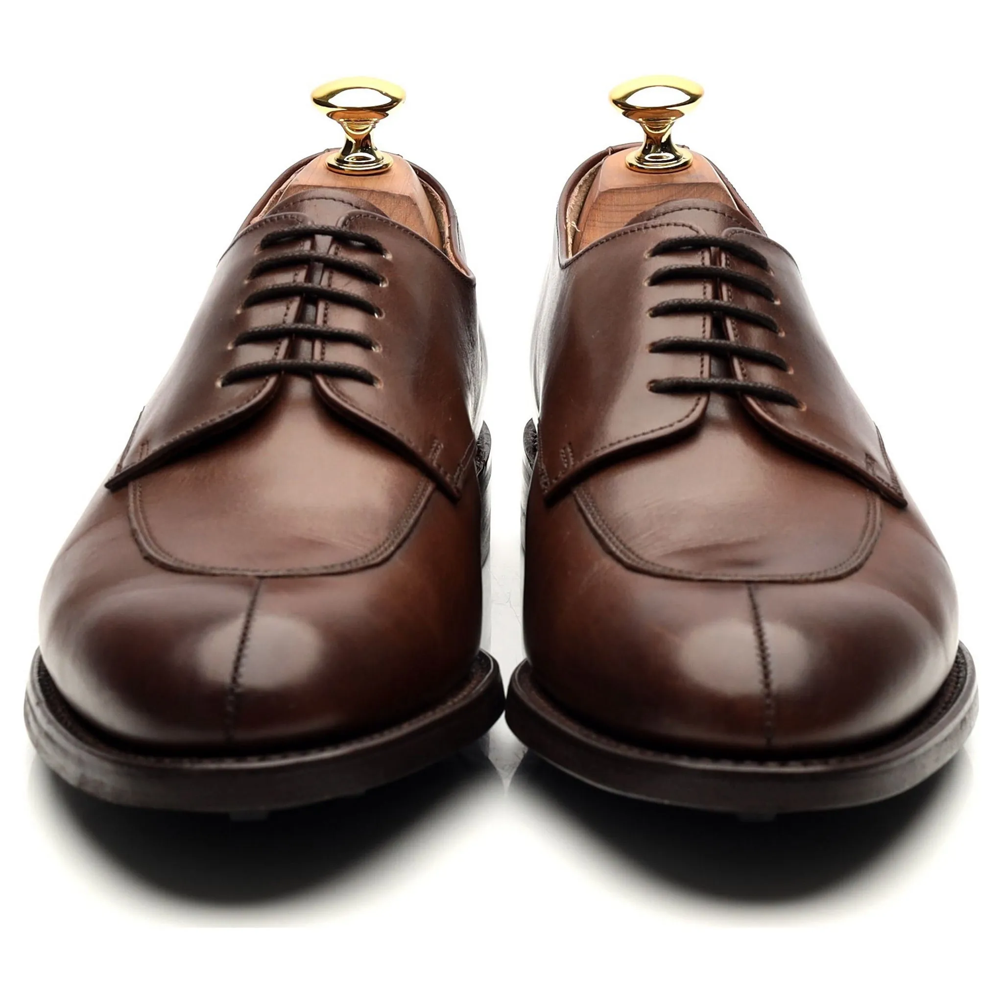 Dark Brown Leather Derby UK 6.5 E