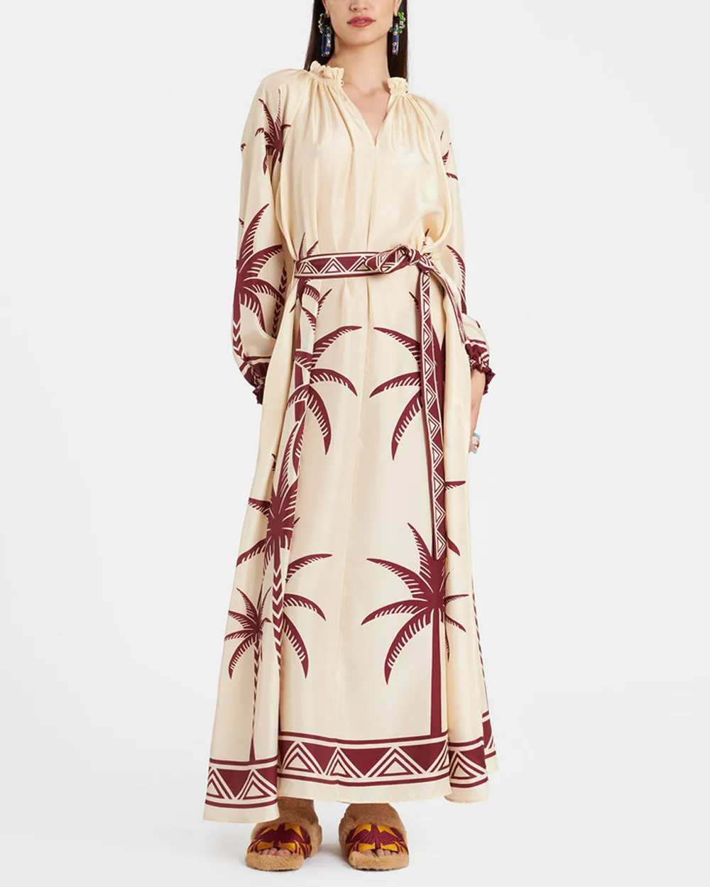 Date Palms Placee Ivory Cerere Dress