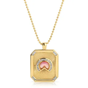 Daybreak Medallion Necklace - Sun