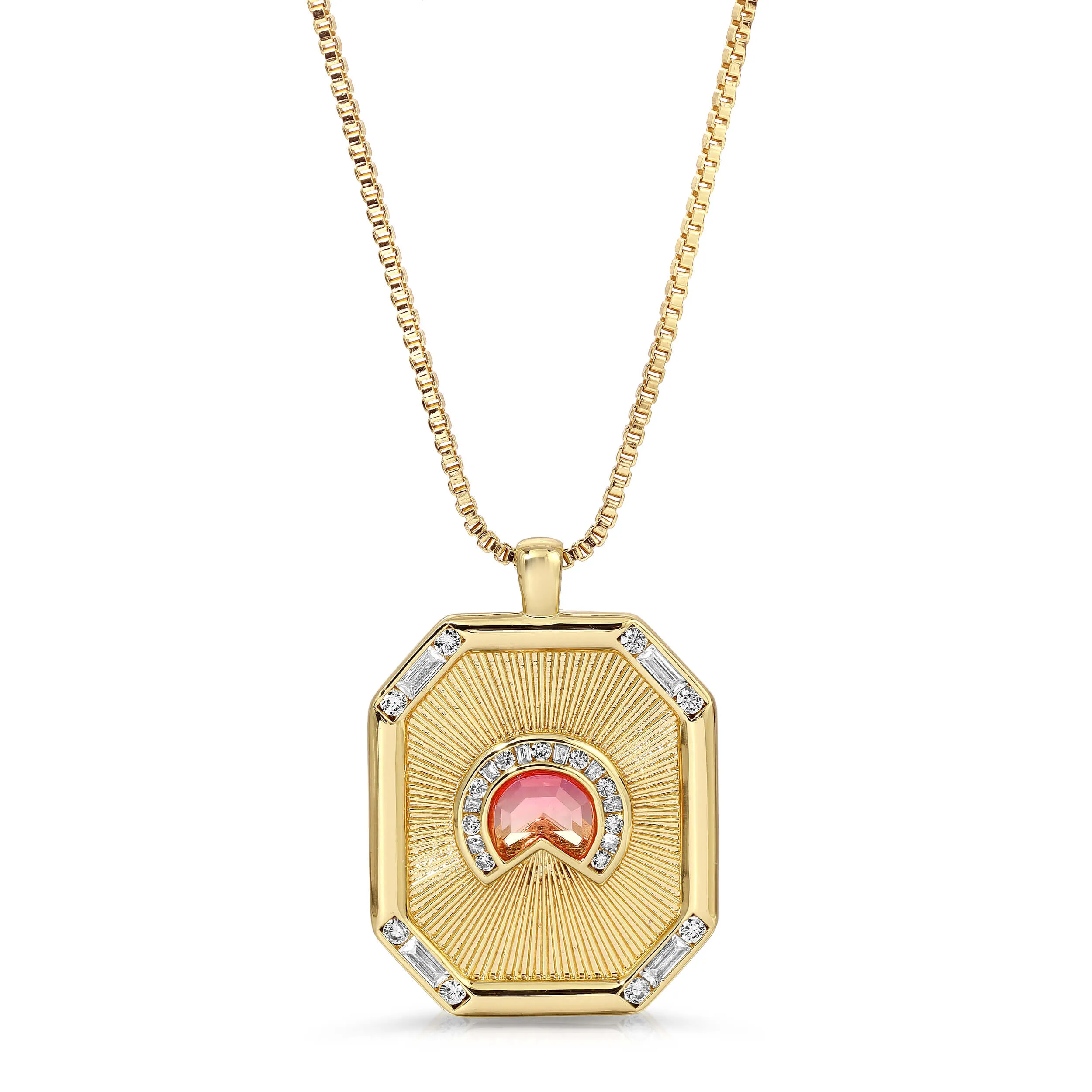 Daybreak Medallion Necklace - Sun