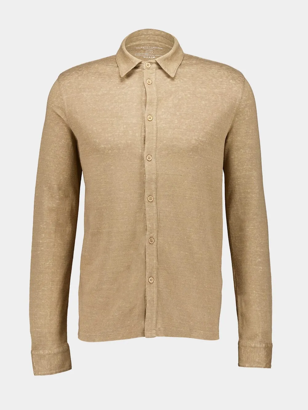 Desert Organic Cotton Linen Long-Sleeved Shirt