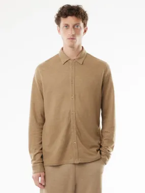 Desert Organic Cotton Linen Long-Sleeved Shirt