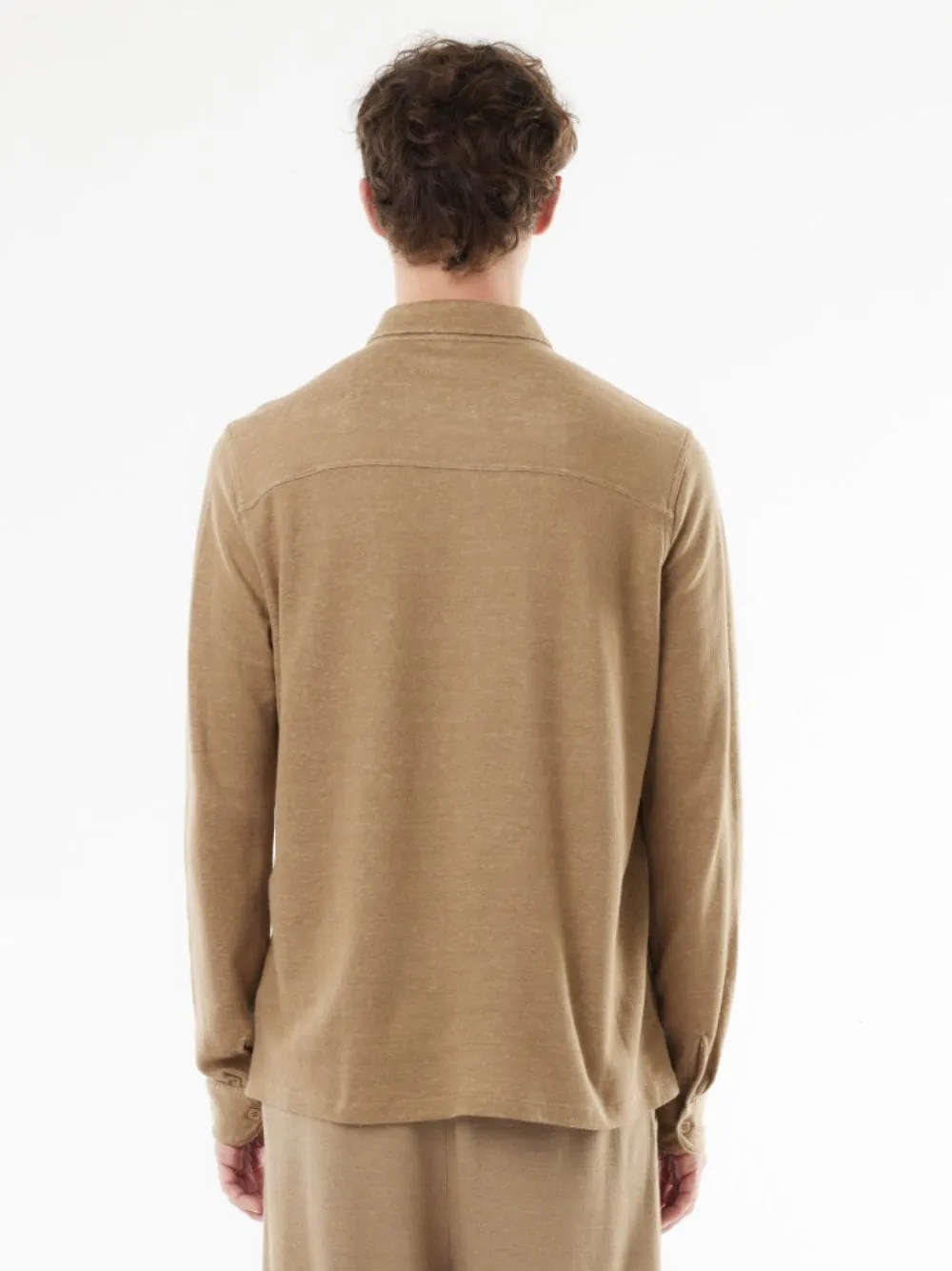 Desert Organic Cotton Linen Long-Sleeved Shirt