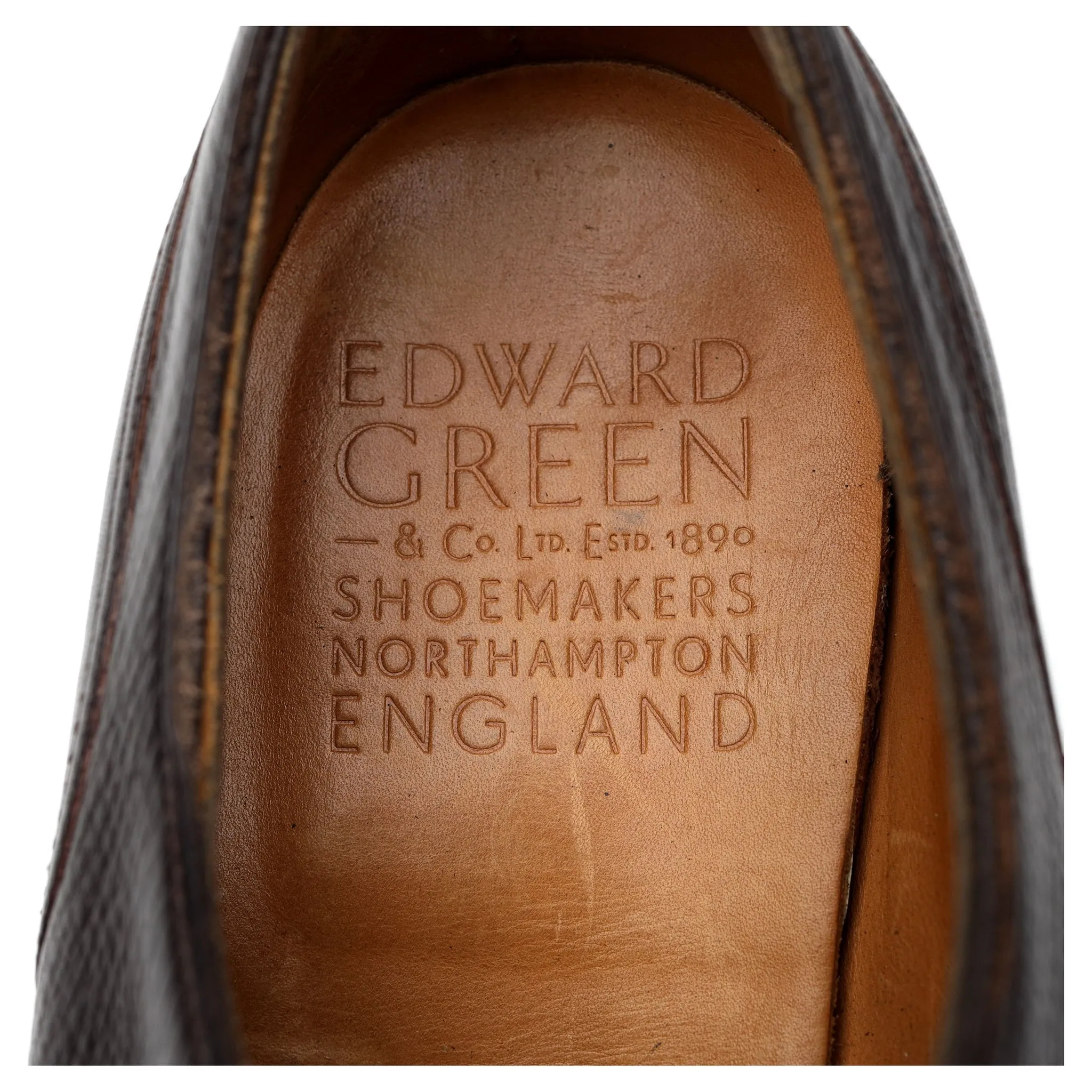 'Dover' Dark Brown Leather Split Toe Derby UK 5.5 E