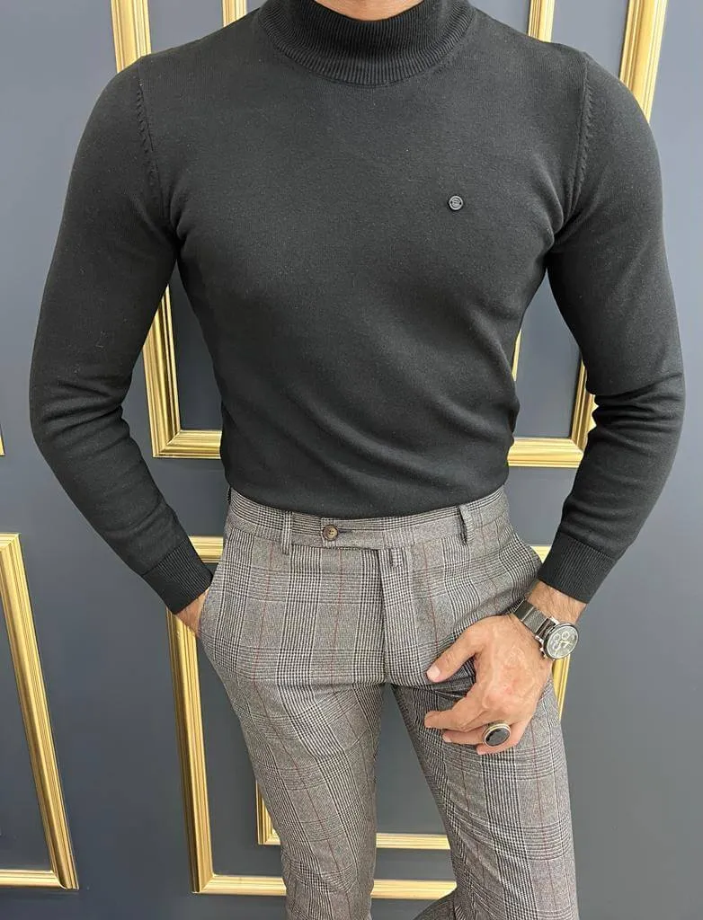 Dunstan Black Turtleneck