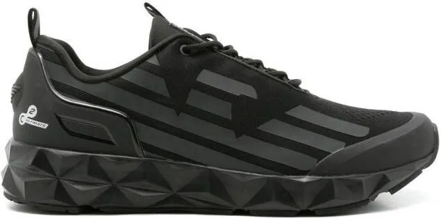 Ea7 Emporio Armani Ultimate Combat logo-print sneakers Black