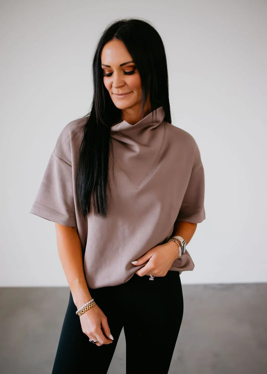 Echo Cowlneck Top