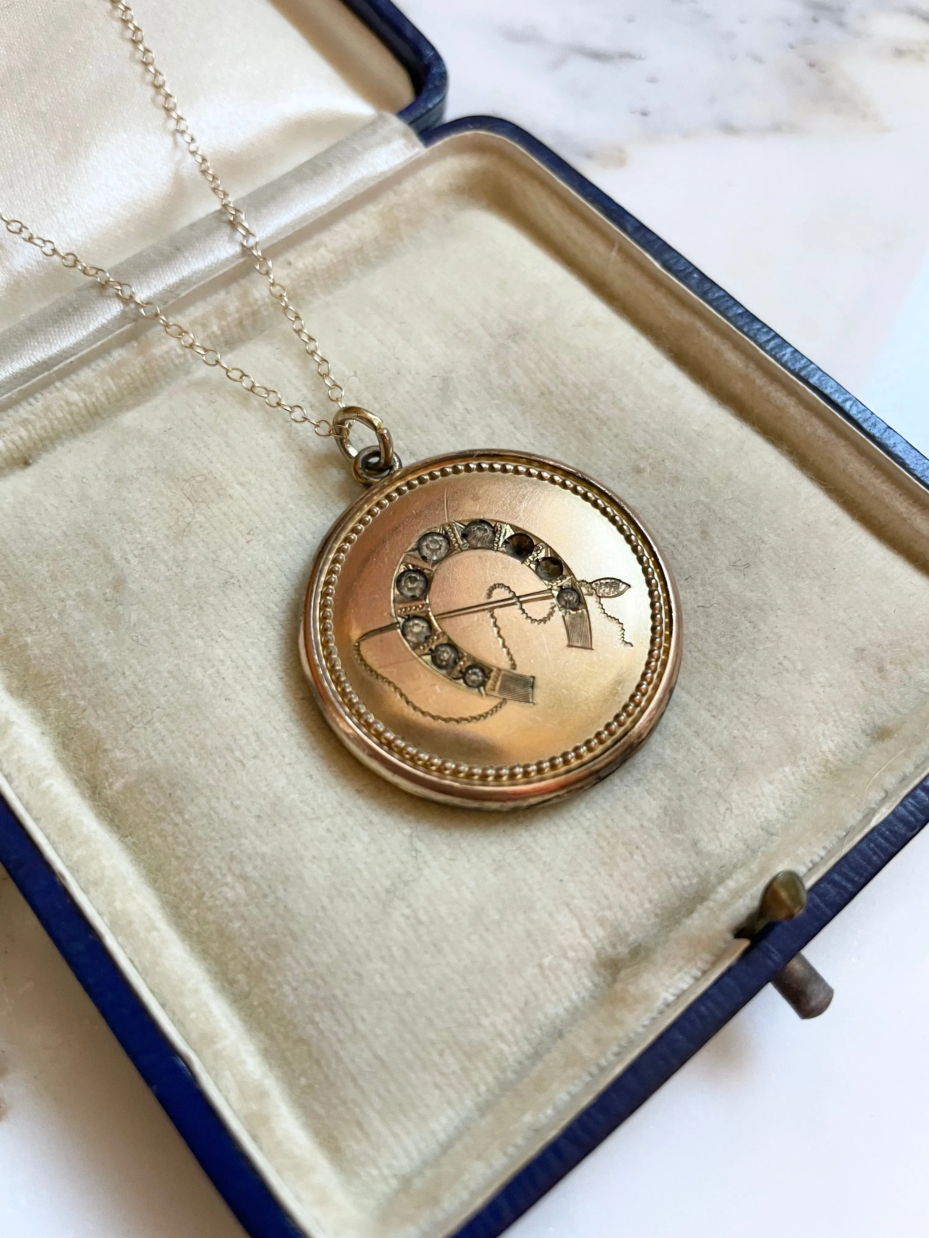 Edwardian Horseshoe Locket