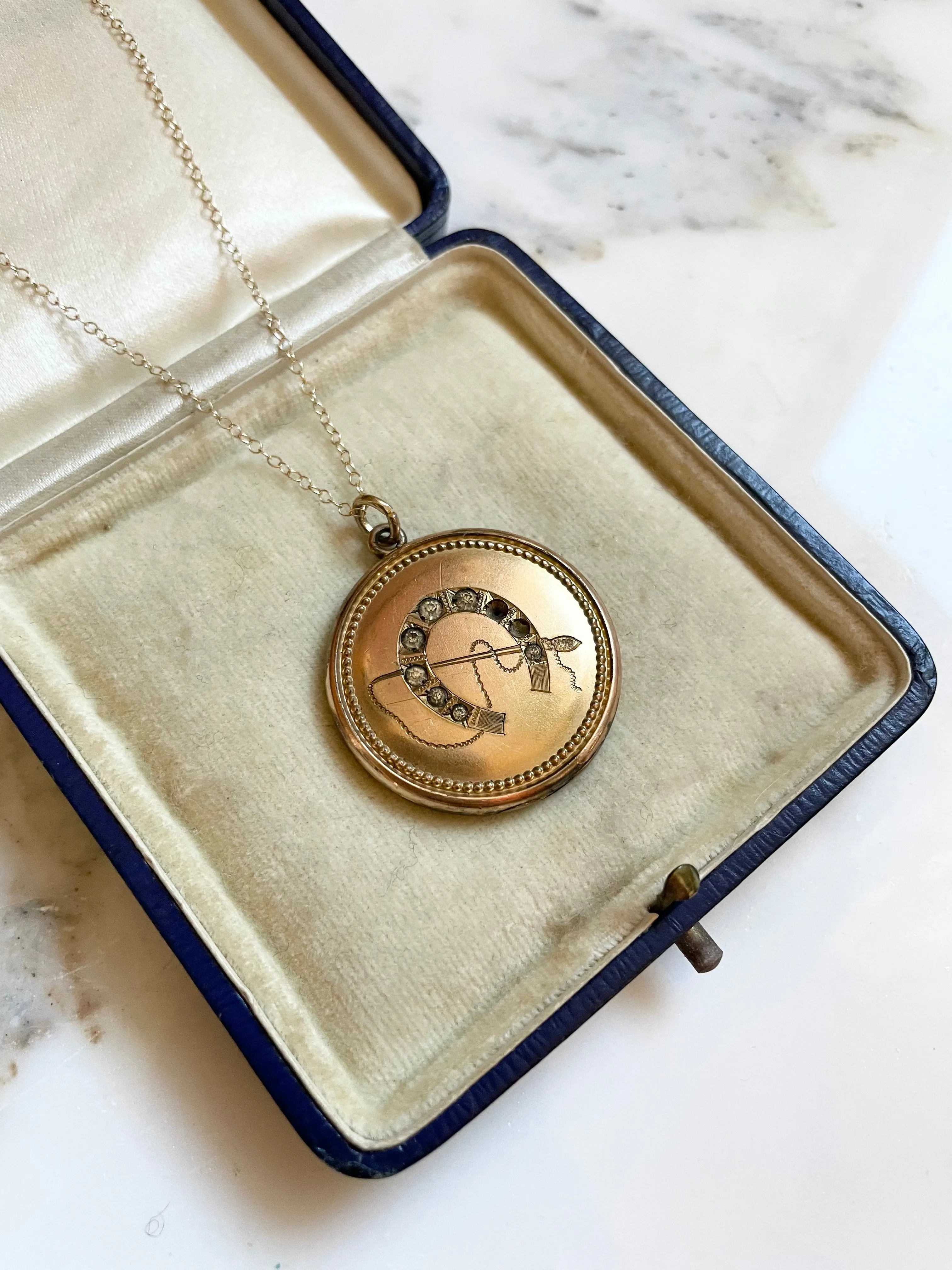 Edwardian Horseshoe Locket