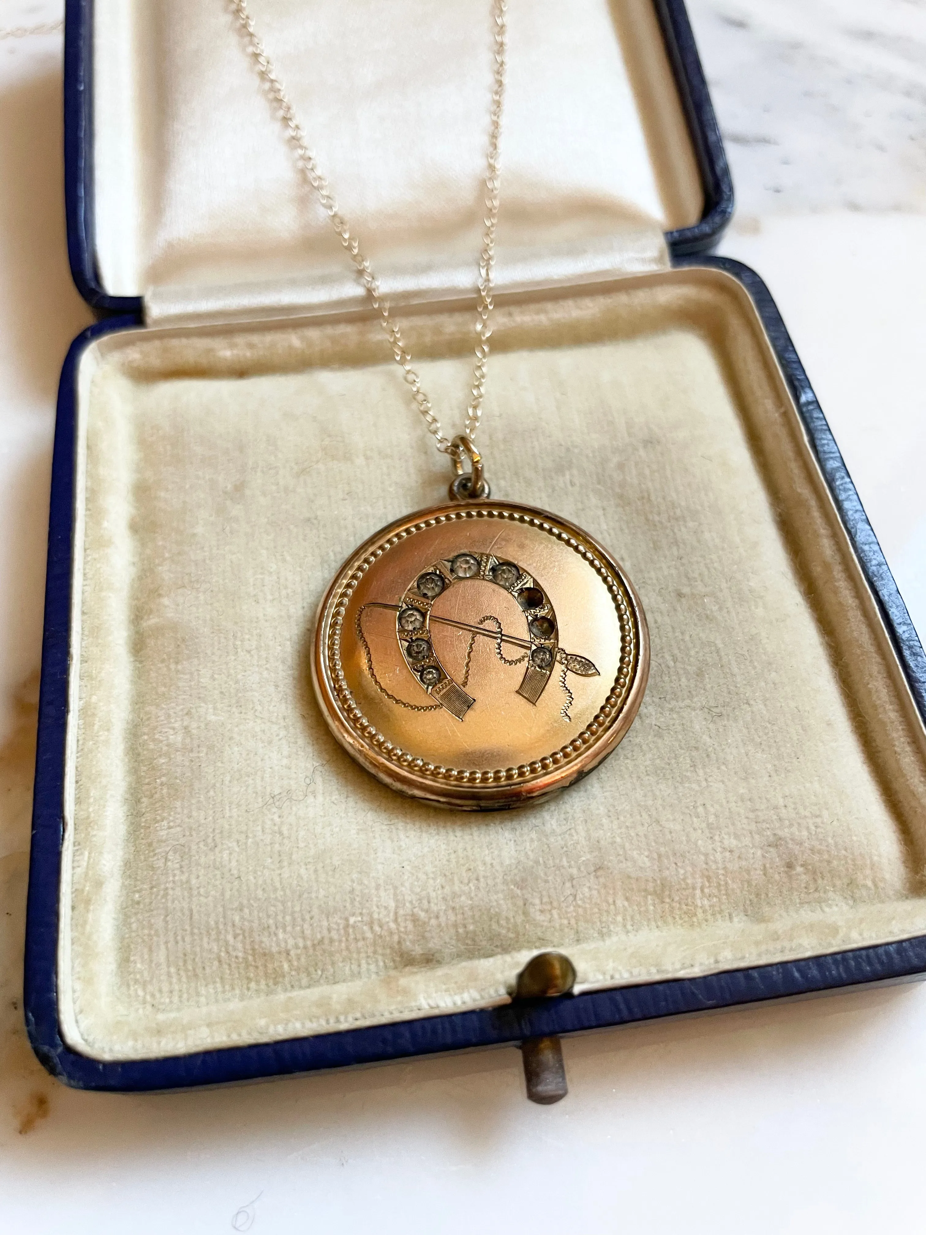 Edwardian Horseshoe Locket