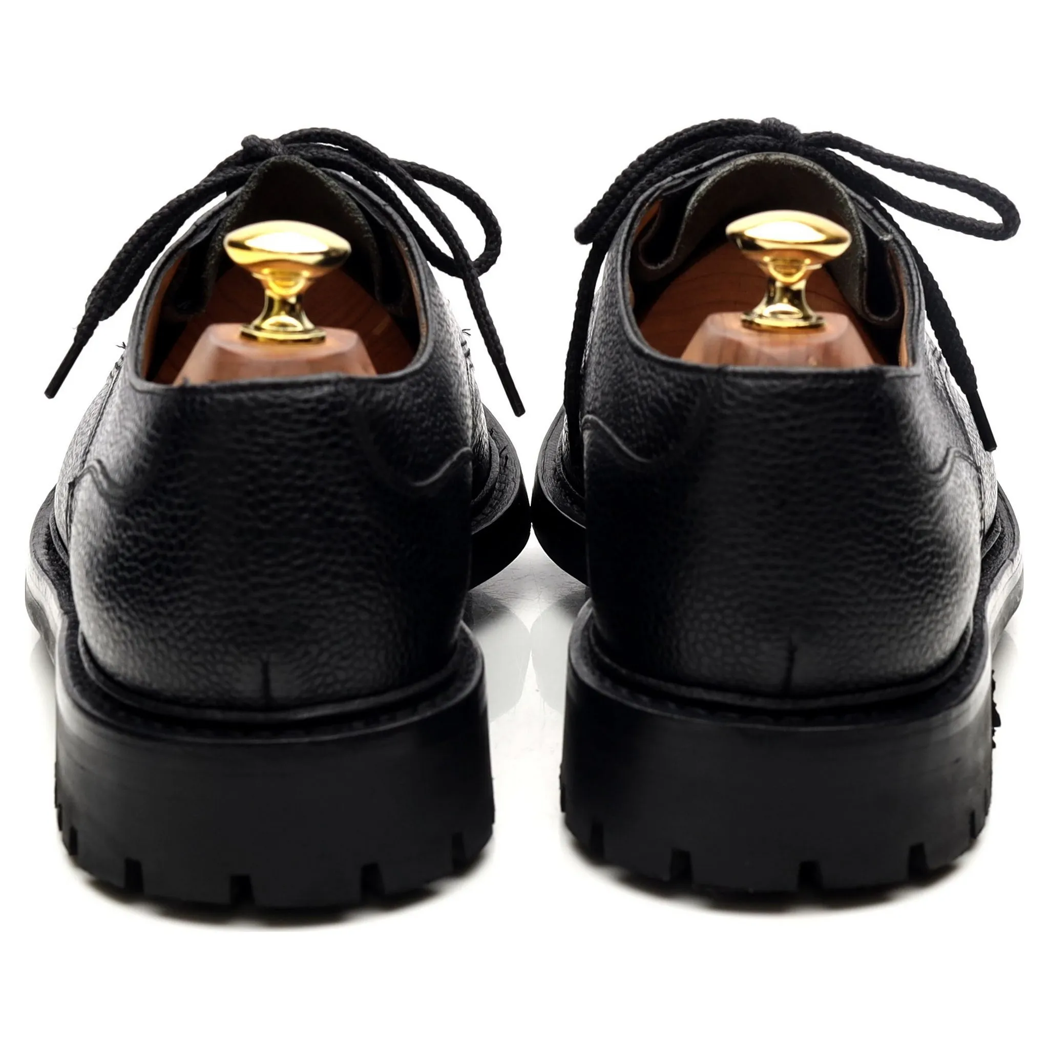 'Elland 2' Black Leather Split Toe Derby UK 8.5 G