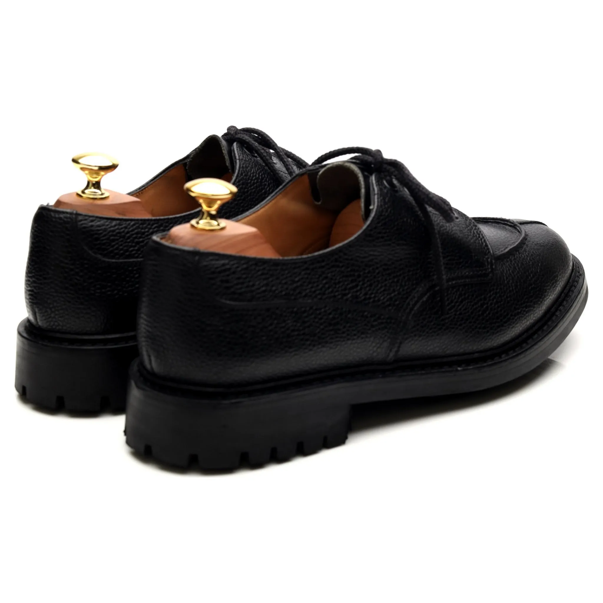 'Elland 2' Black Leather Split Toe Derby UK 8.5 G