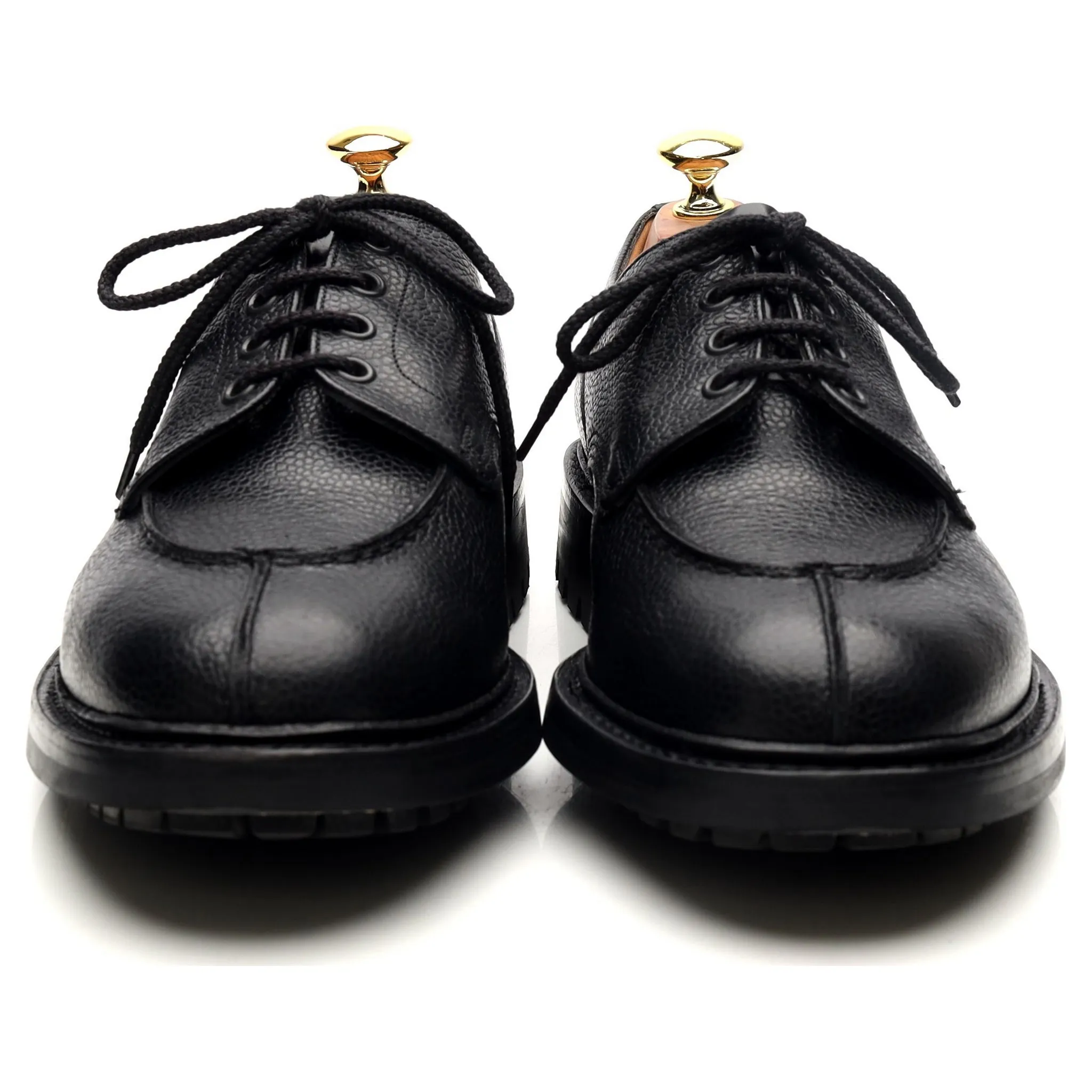 'Elland 2' Black Leather Split Toe Derby UK 8.5 G