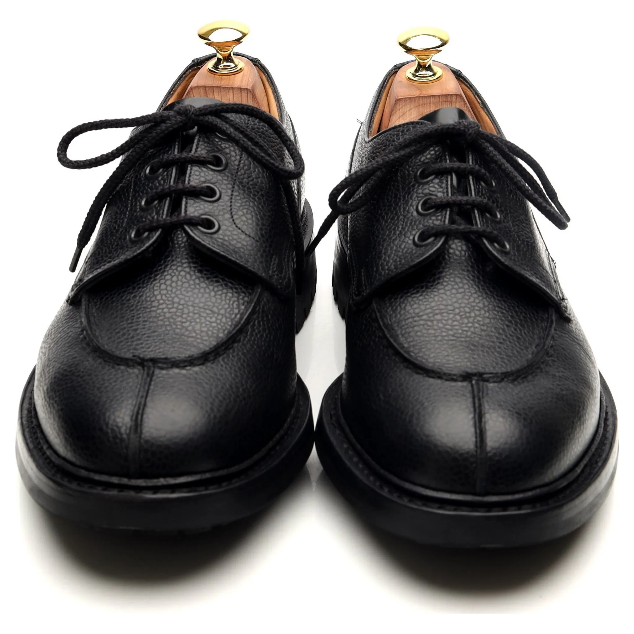 'Elland 2' Black Leather Split Toe Derby UK 8.5 G