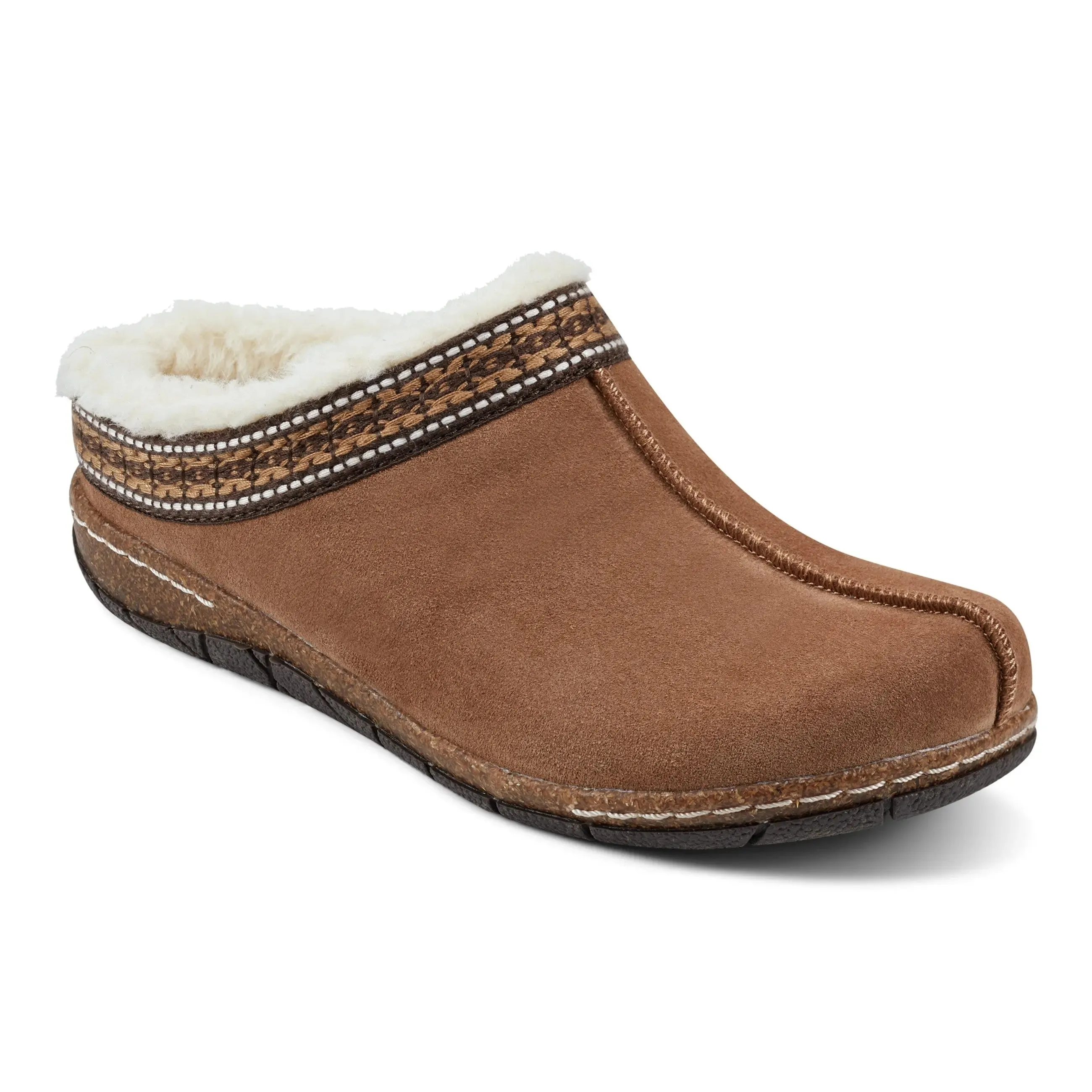 Elya Round Toe Casual Slip-on Flat Clogs