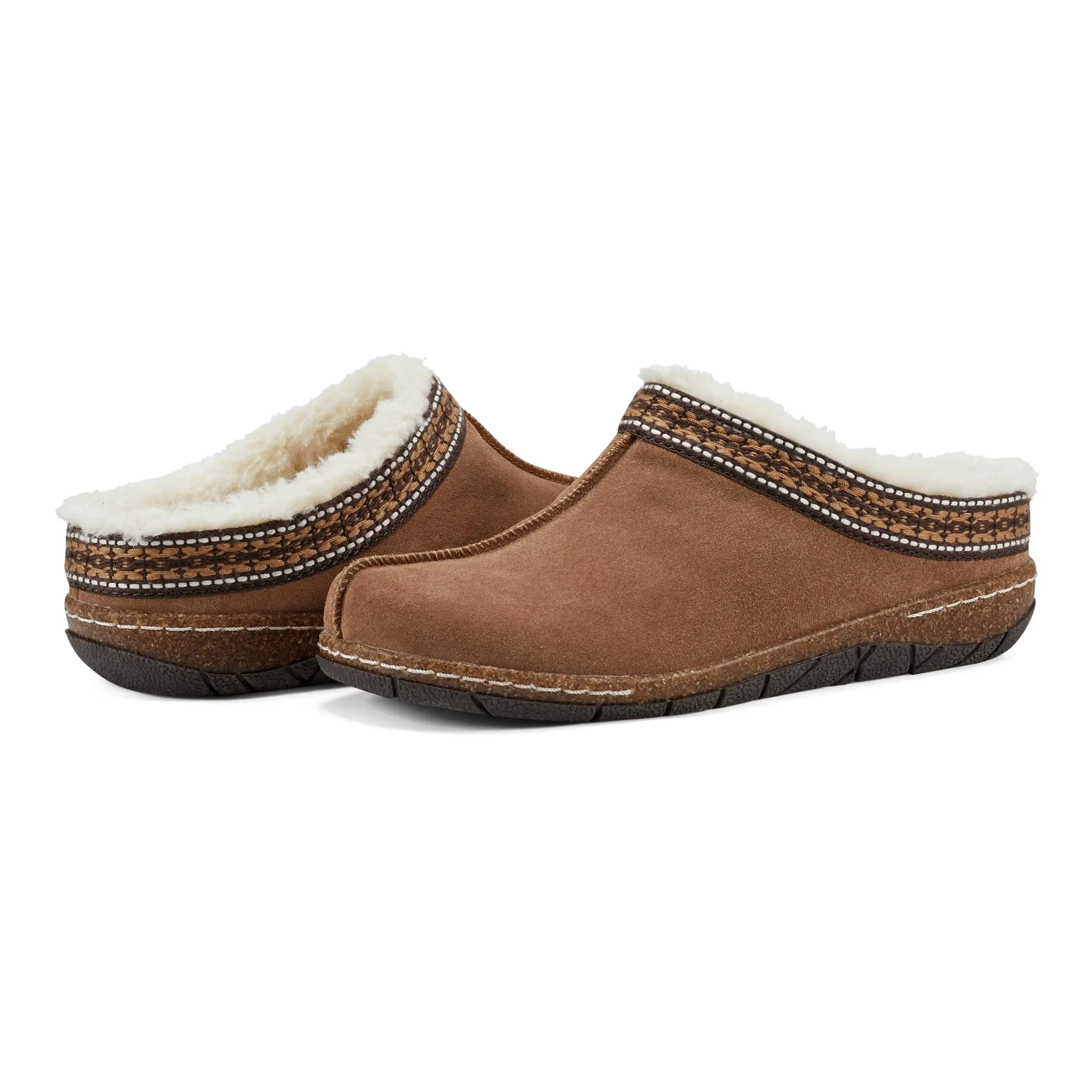 Elya Round Toe Casual Slip-on Flat Clogs