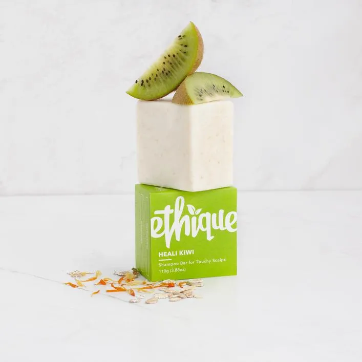 Ethique Calming Heali Kiwi Solid Shampoo