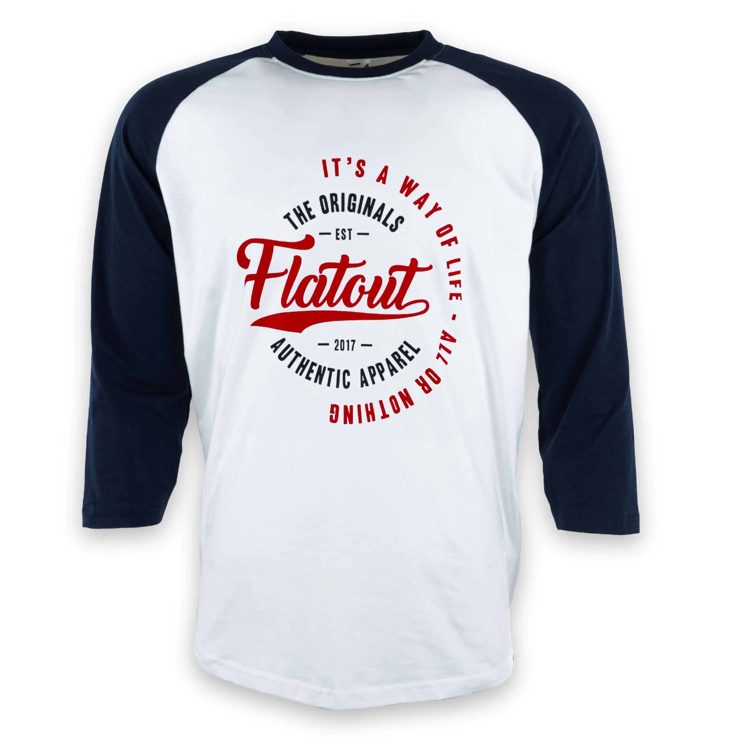 FA Raglan 3/4 (Blue / White)