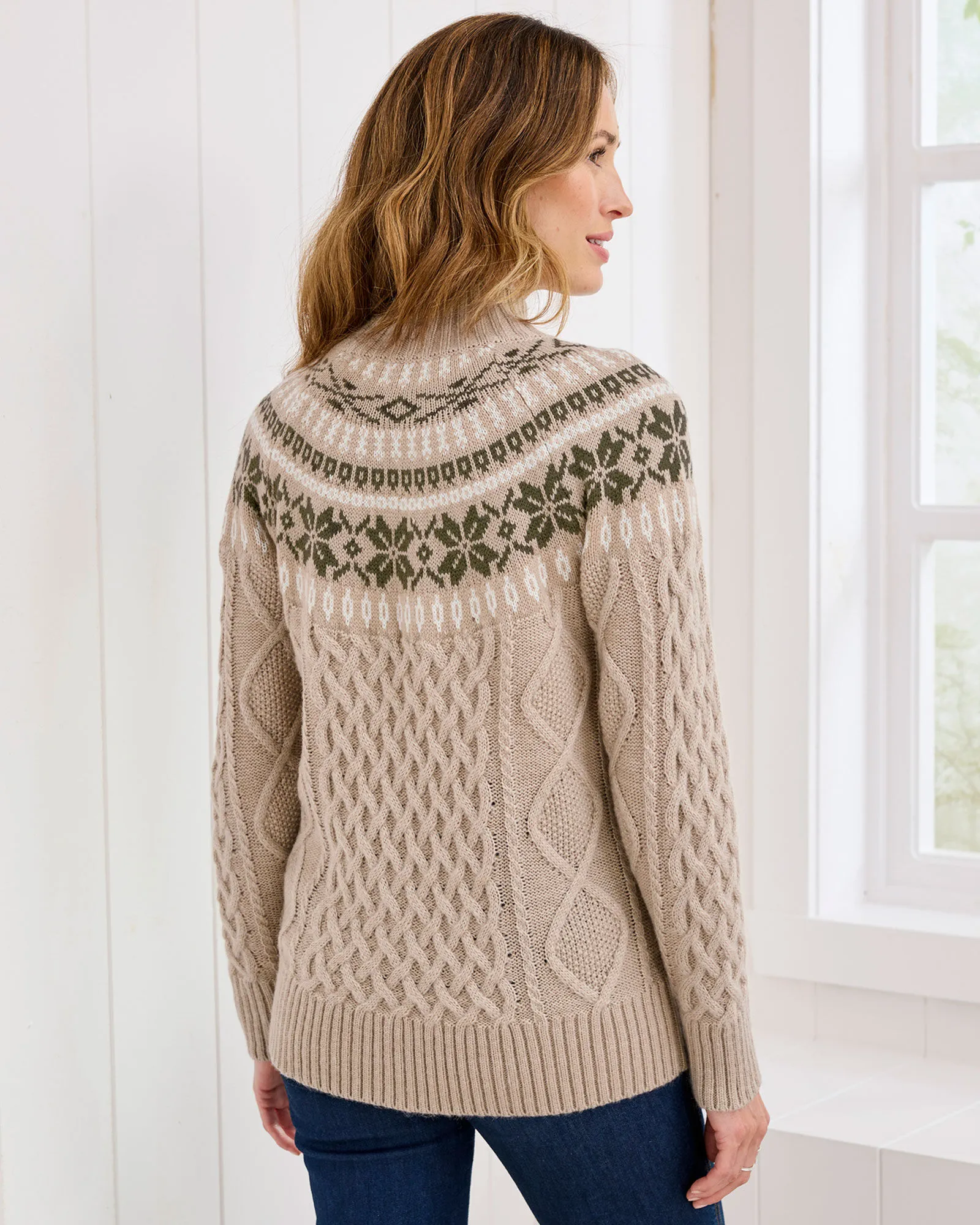 Fair Isle Turtleneck Jumper