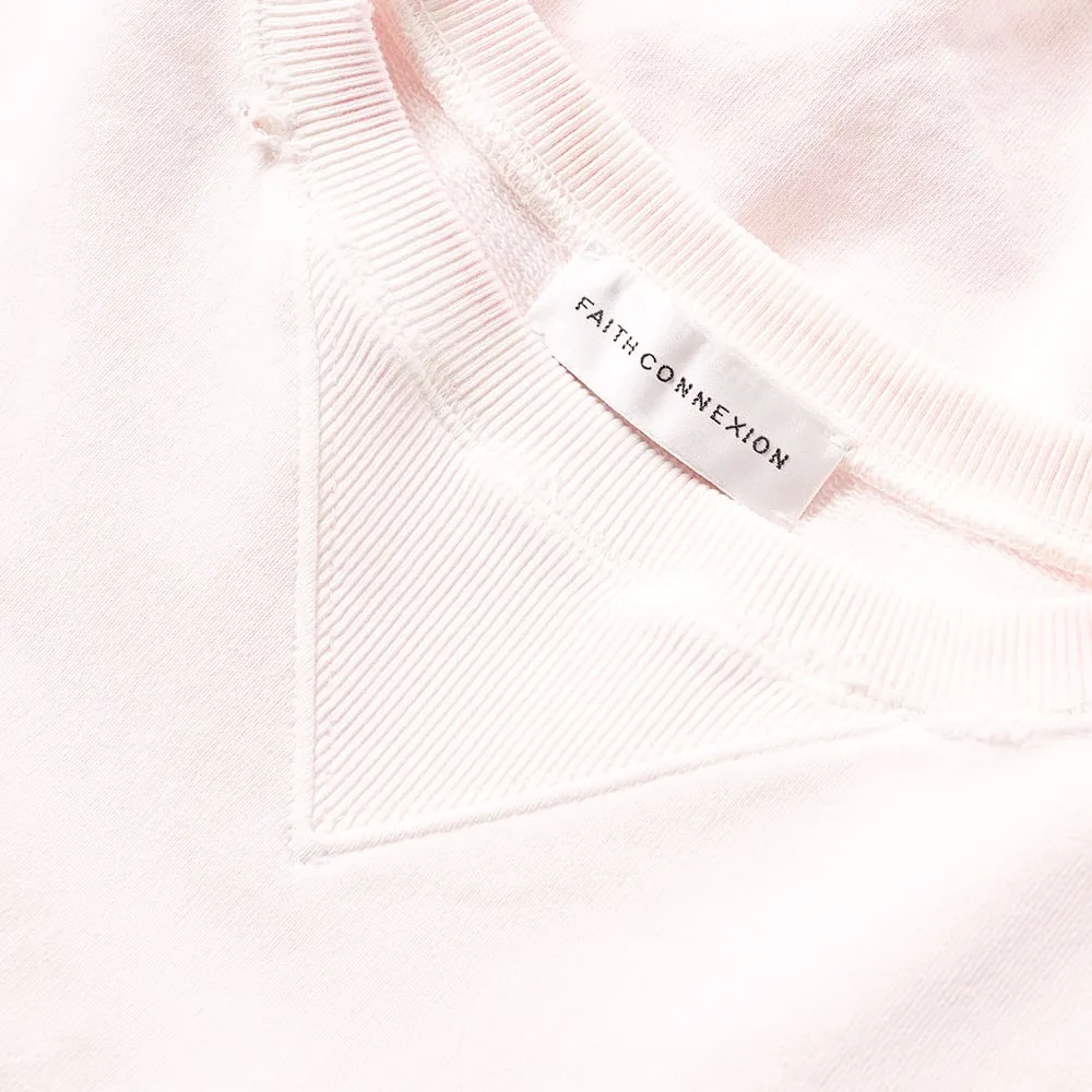 Faith Connexion Spray Raglan SweatBleached Pink