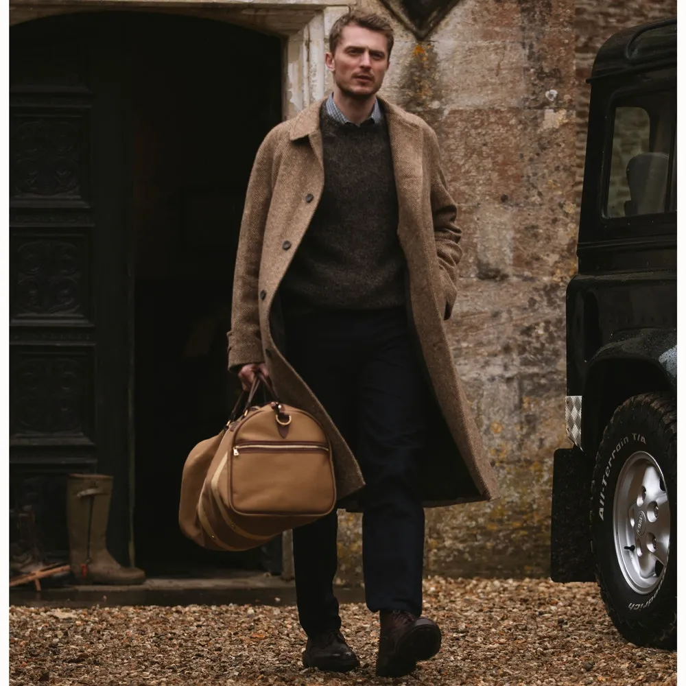 Farlows Donegal Raglan Tweed Overcoat