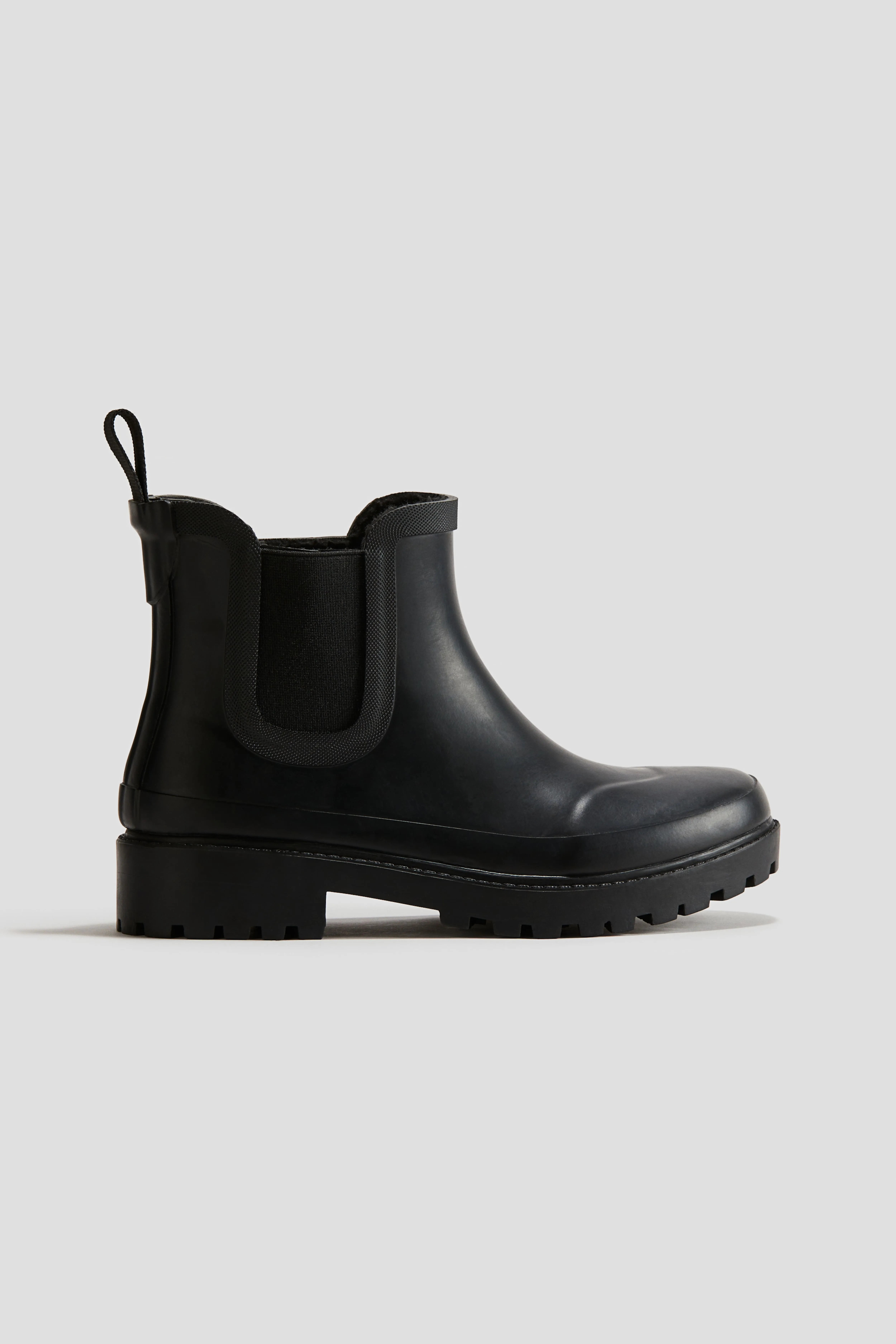 Fleece-lined wellingtons - No heel - Black - Kids | H&M GB