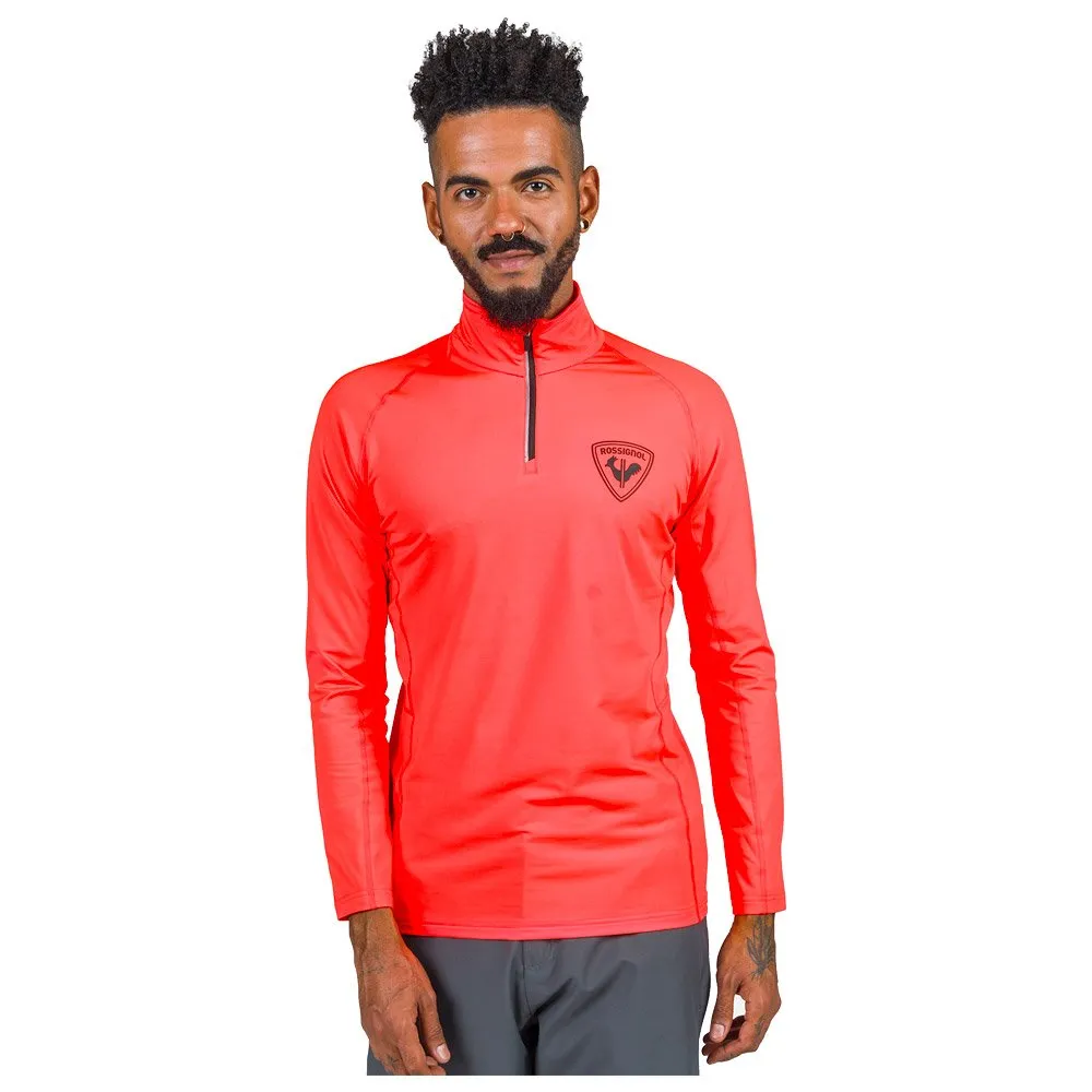 Fleece Rossignol ---New Hero Classique Half Zip Neon Red