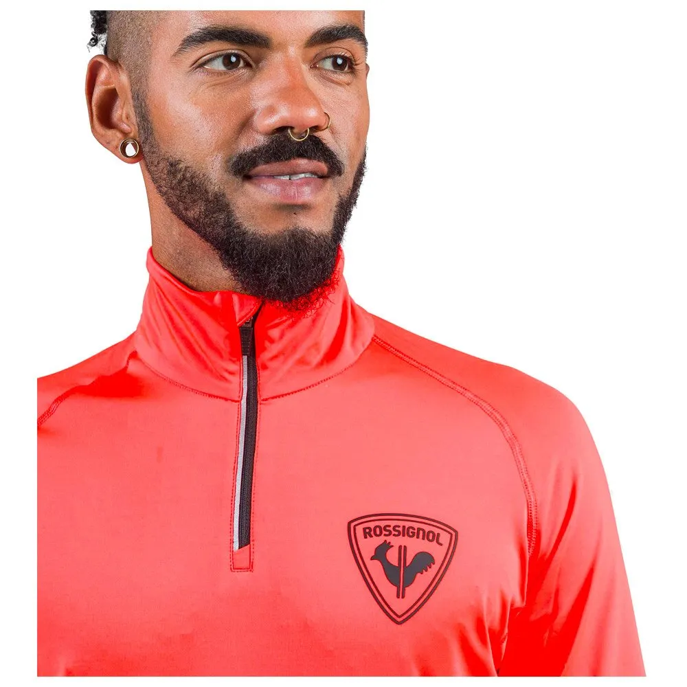 Fleece Rossignol ---New Hero Classique Half Zip Neon Red