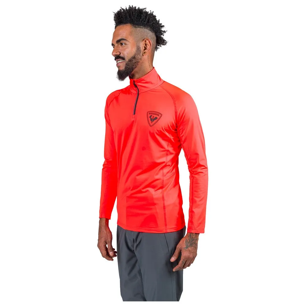 Fleece Rossignol ---New Hero Classique Half Zip Neon Red