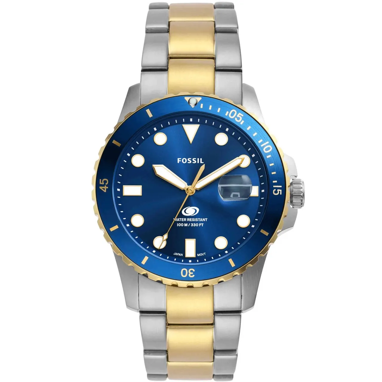 Fossil Men's Blue Dive 42mm Blue Dial Watch, FS6034