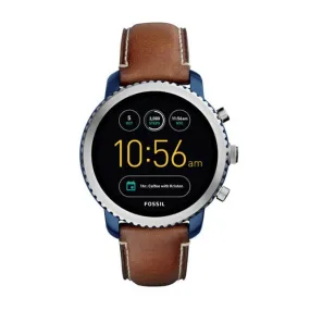 Fossil Q Explorist Strap Gen 3 Smart Watch with Black Dial (Model: Ftw4004)