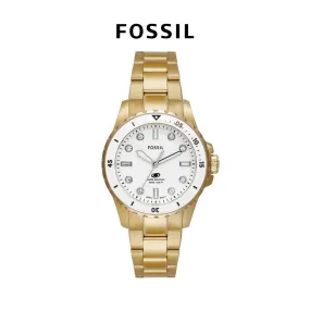 Fossil Women's Blue Dive White Dial Watch