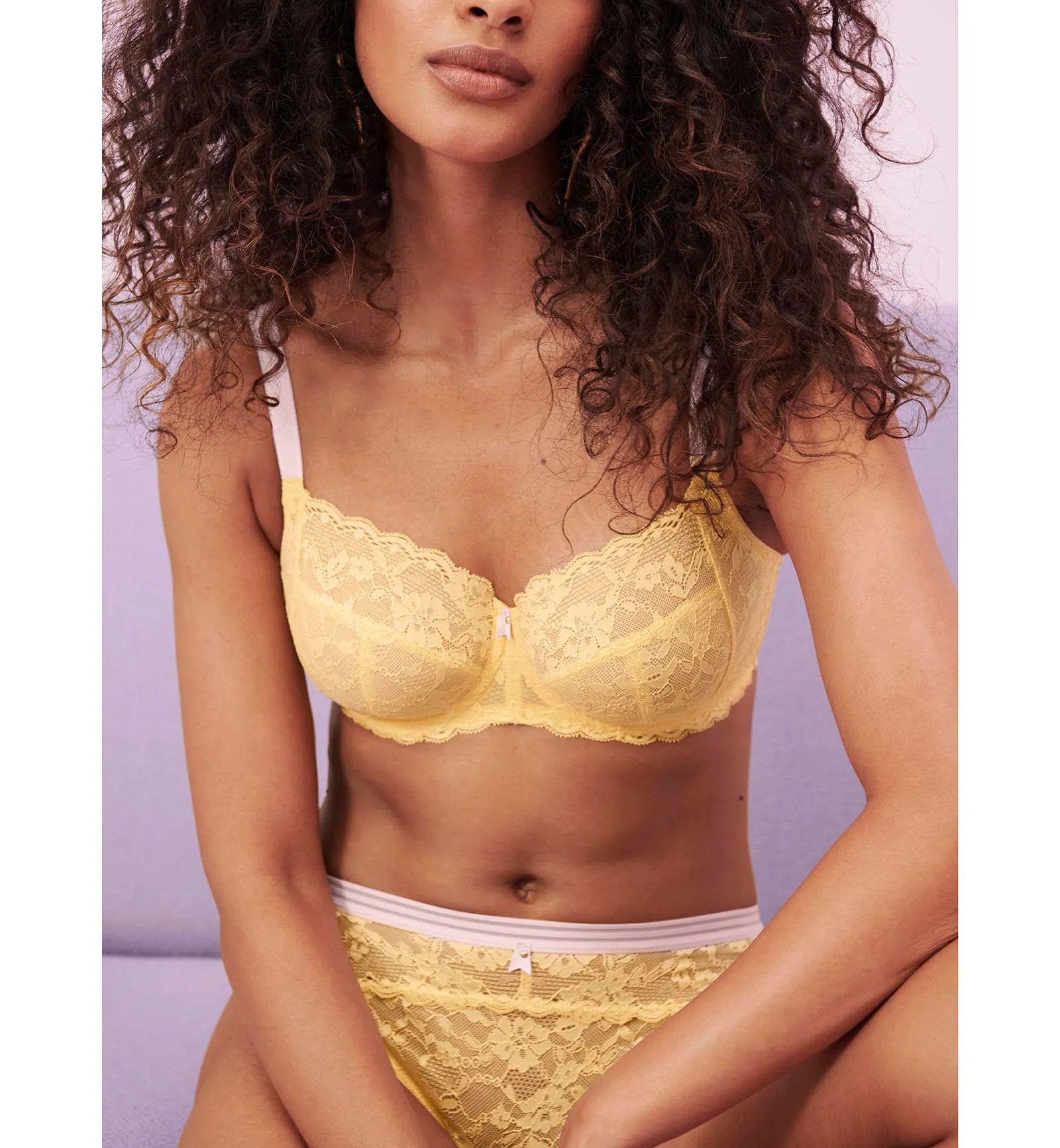 Freya Offbeat Side Support Underwire Bra (5451) - Lemon Fizz