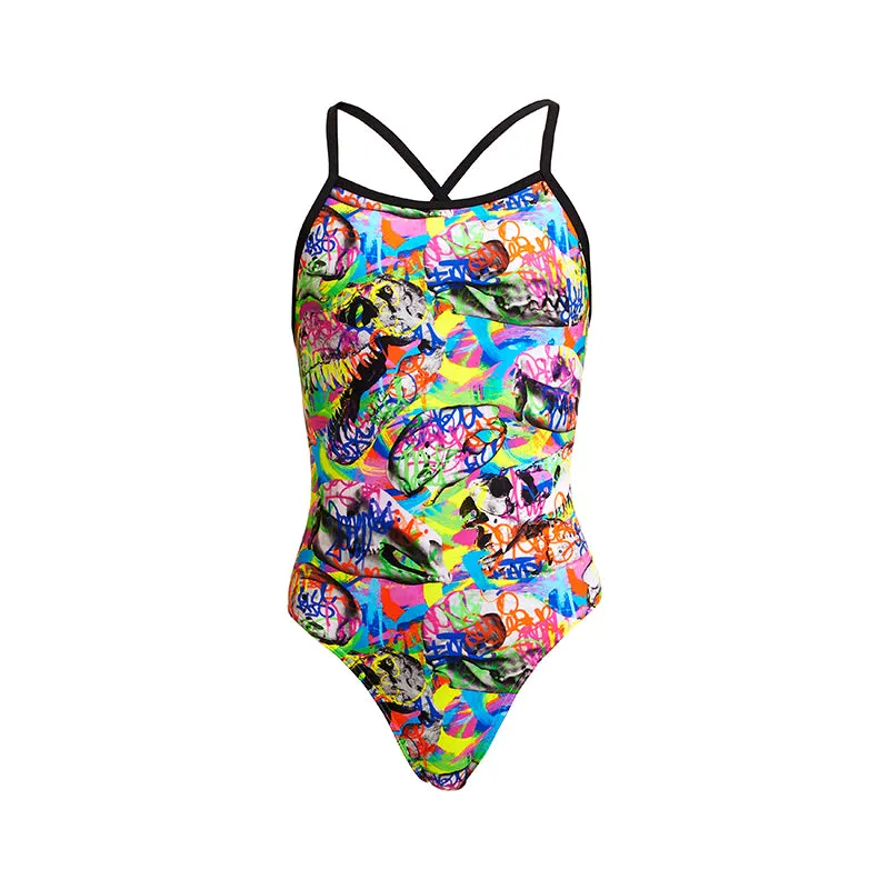 Funkita - Fossil Fuel - Girls Tie Me Tight One Piece