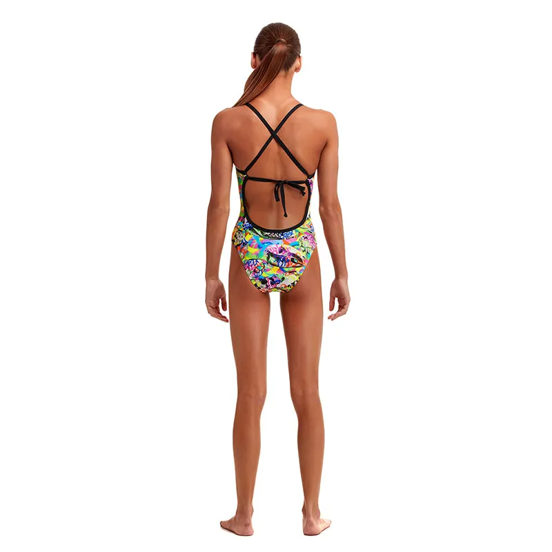 Funkita - Fossil Fuel - Girls Tie Me Tight One Piece