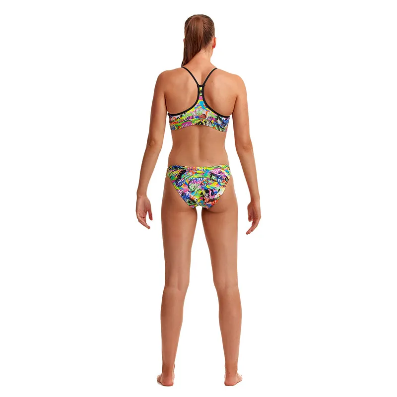 Funkita - Fossil Fuel - Ladies Swim Crop Top