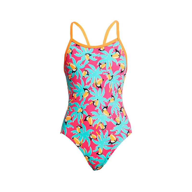 Funkita - Toucan Tango - Girls Eco Single Strap One Piece