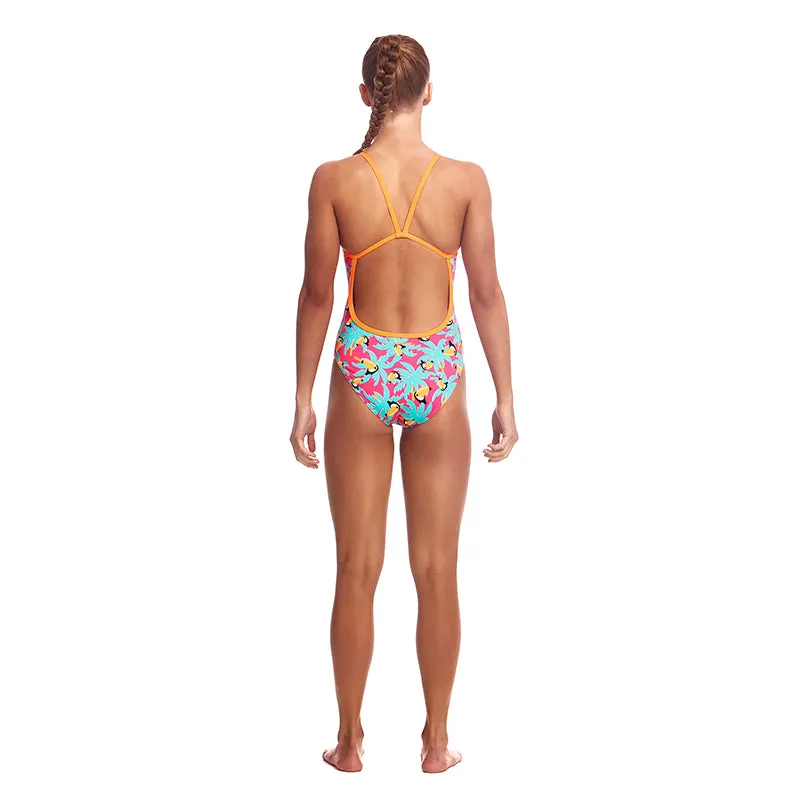 Funkita - Toucan Tango - Girls Eco Single Strap One Piece