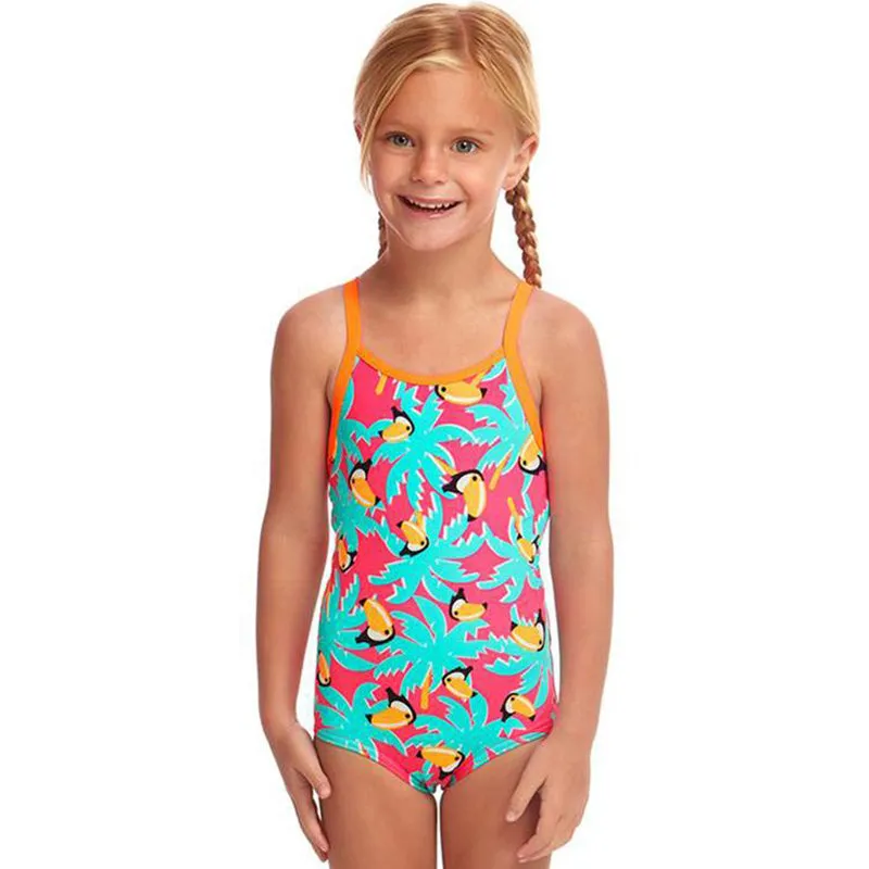 Funkita - Toucan Tango - Toddler Girls Eco One Piece