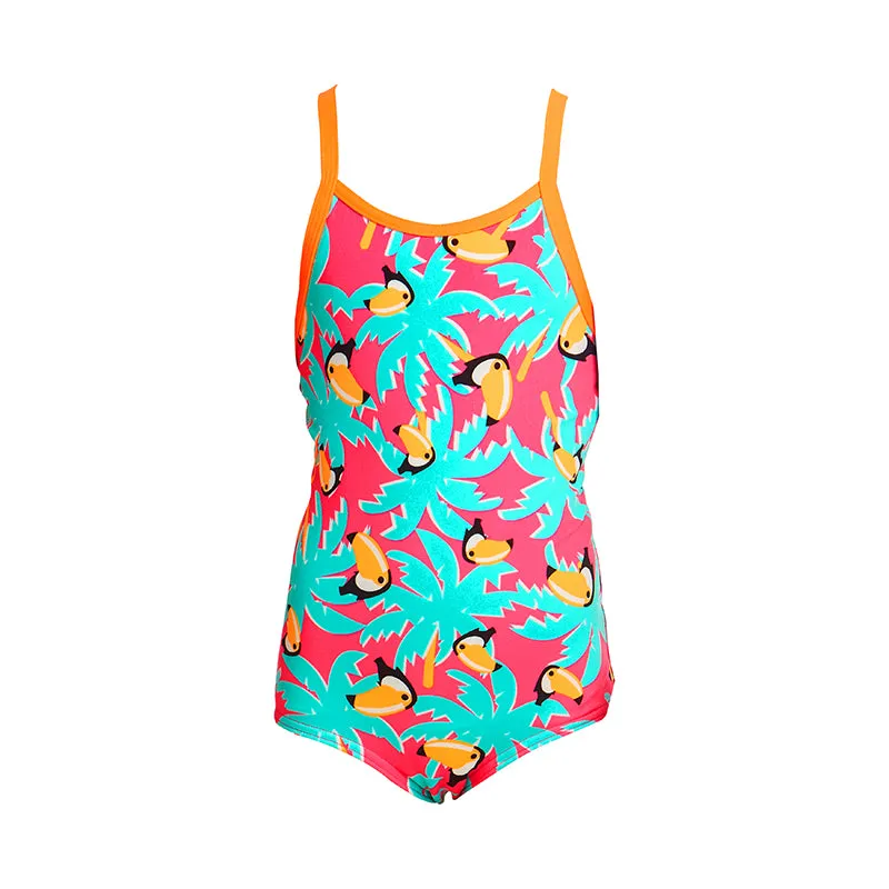 Funkita - Toucan Tango - Toddler Girls Eco One Piece