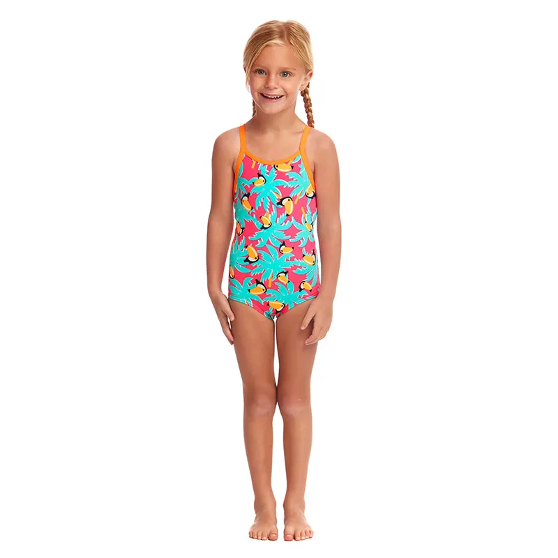 Funkita - Toucan Tango - Toddler Girls Eco One Piece