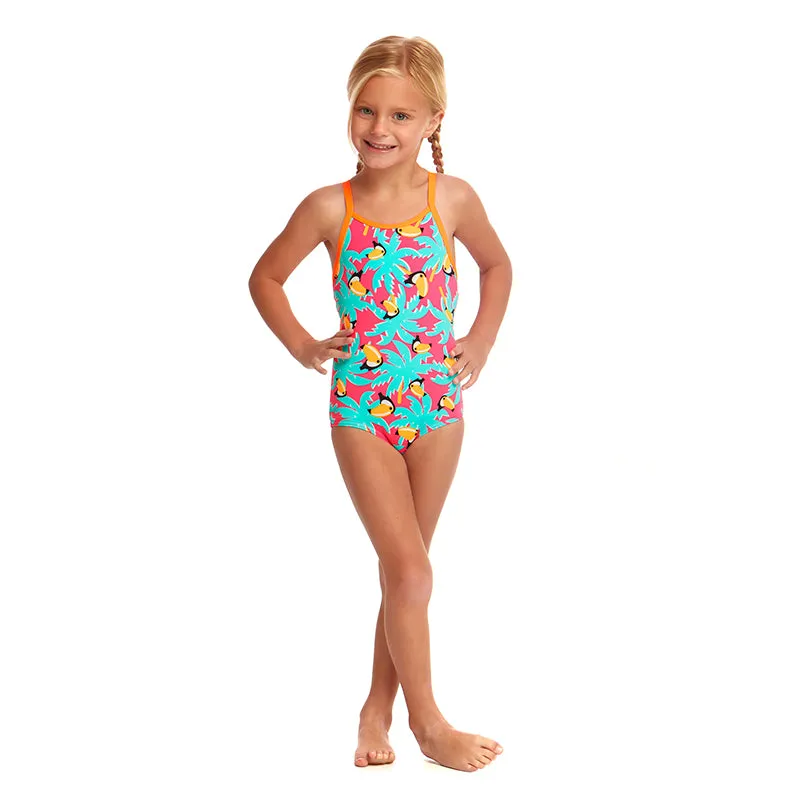 Funkita - Toucan Tango - Toddler Girls Eco One Piece