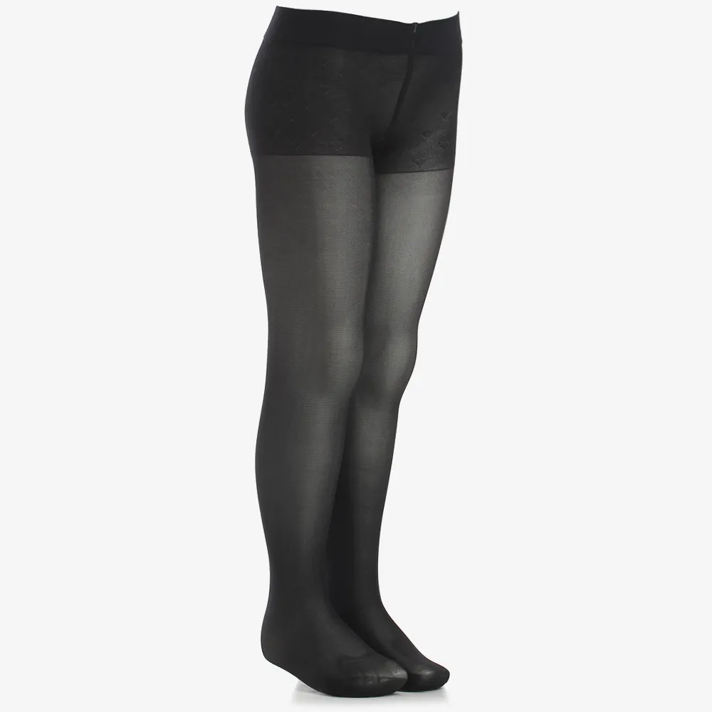 Girls Sheer Black Matt Tights