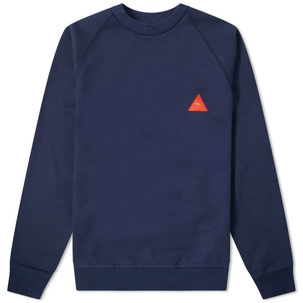 GR-Uniforma Felt Patch Raglan SweatNavy