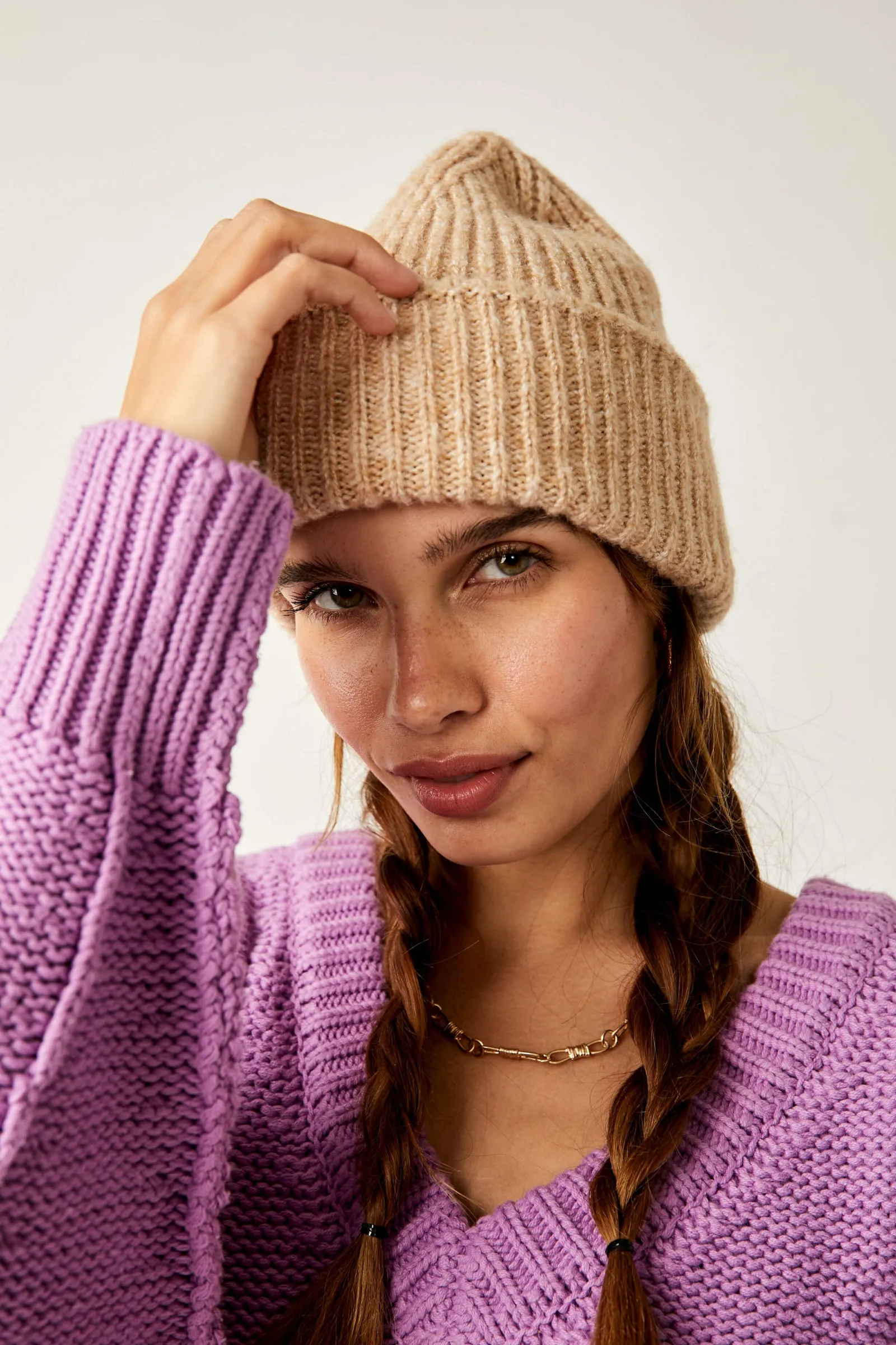 Harbor Marled Ribbed Beanie