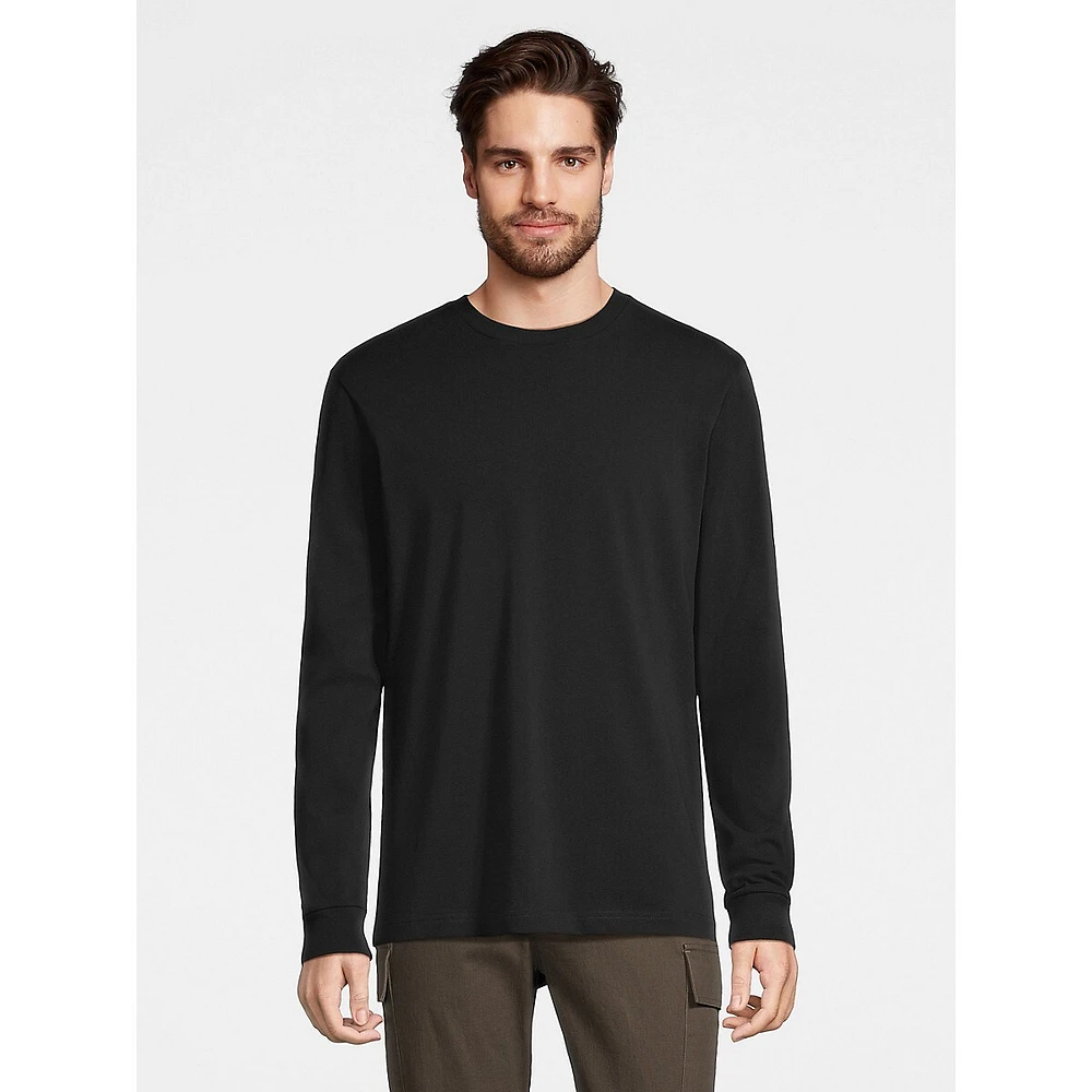 Hudson North Everyday Long-Sleeve Organic Cotton T-Shirt