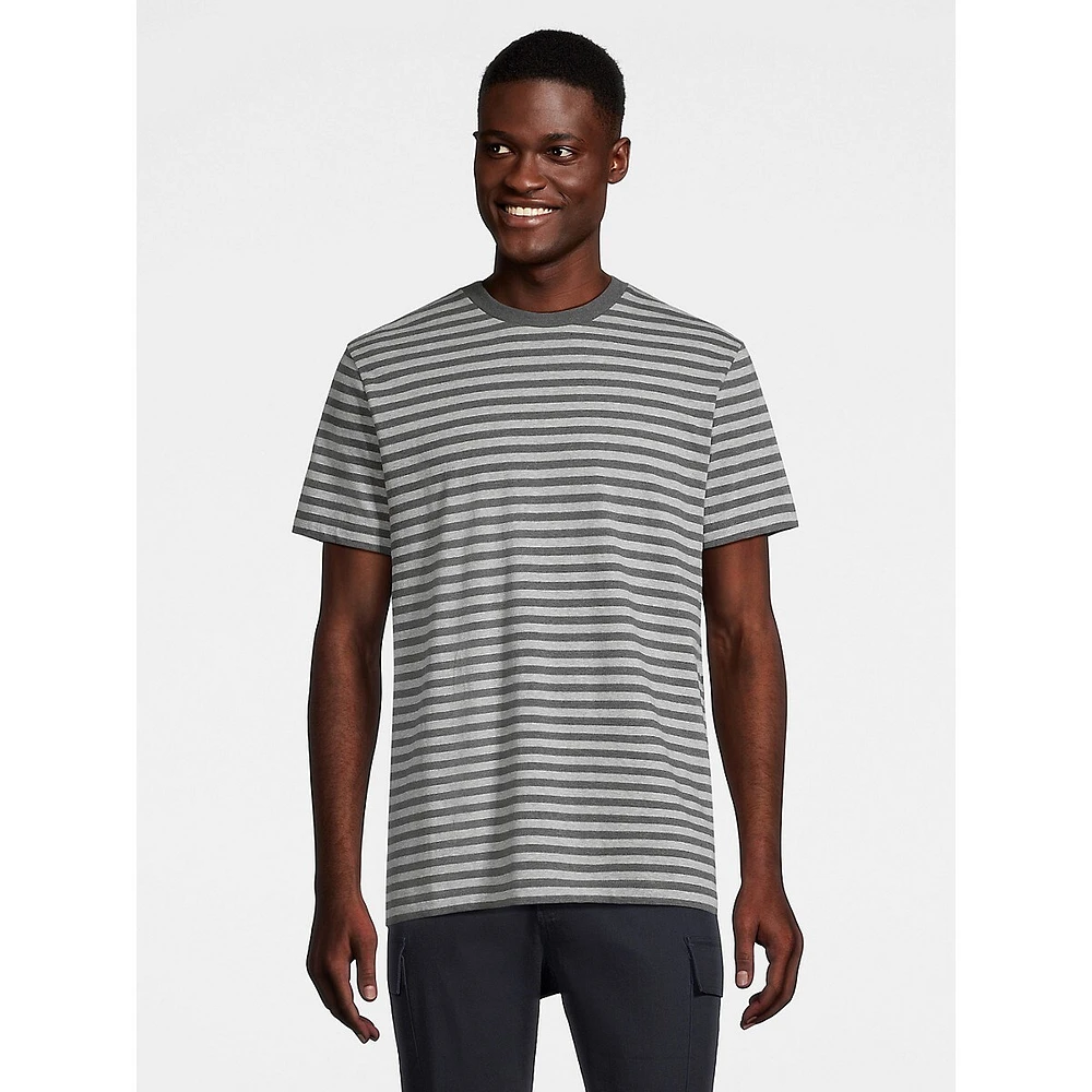 Hudson North Ringer Stripe Organic Cotton T-Shirt