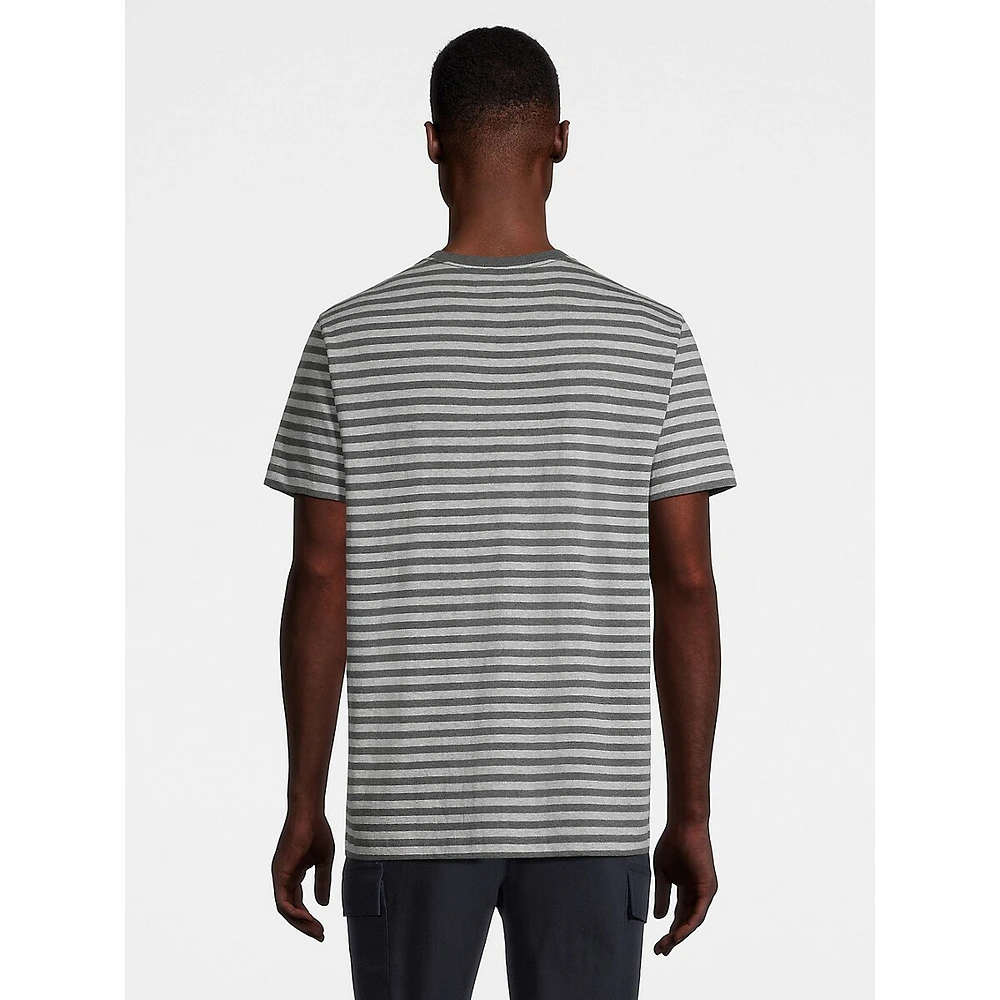 Hudson North Ringer Stripe Organic Cotton T-Shirt