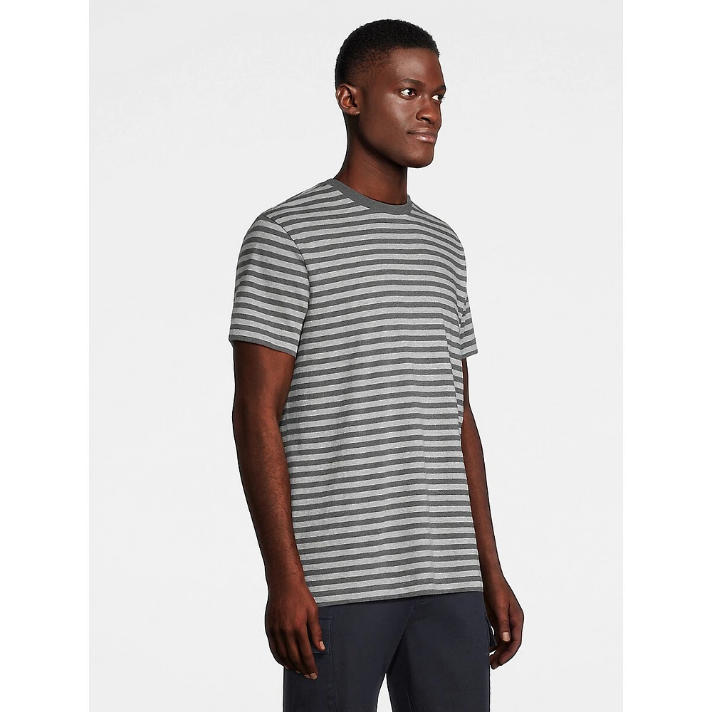 Hudson North Ringer Stripe Organic Cotton T-Shirt