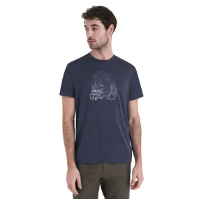 icebreaker  Merino 150 Tech Lite III SS Tee Van Camp - Maglia merino - Uomo